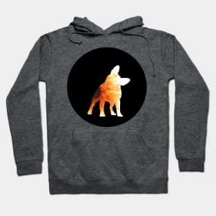 French Bulldog - Sunflower Silhouette Hoodie